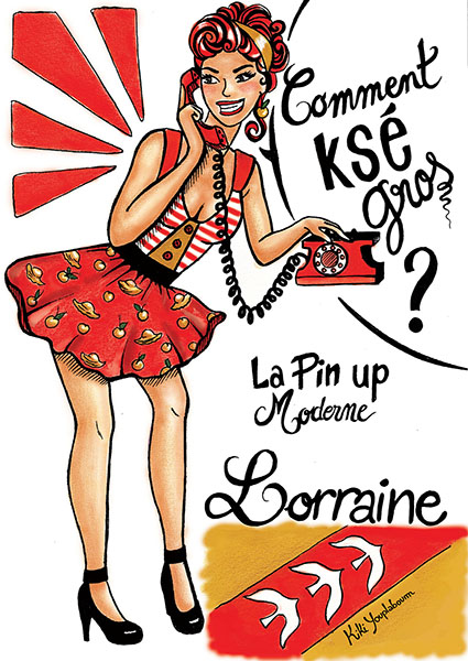 La Pin up Moderne Lorraine !