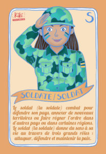 jeu de cartes illustré