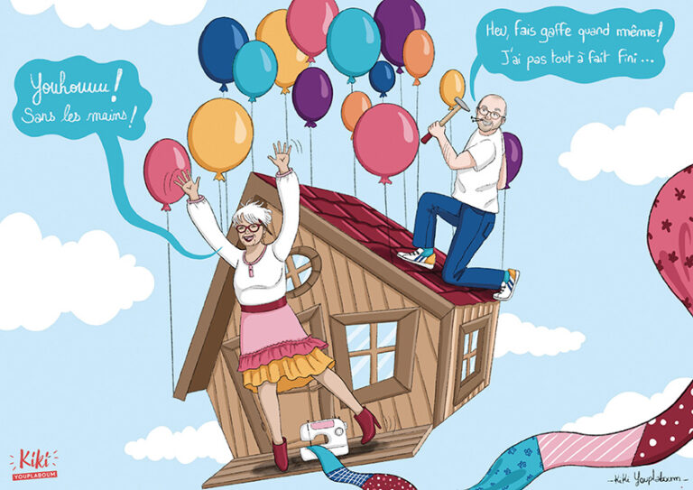 Illustration grand-parents