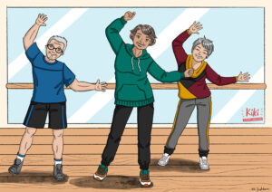 Illustration de l'activité danse seniors -Centre Social de Lunéville-