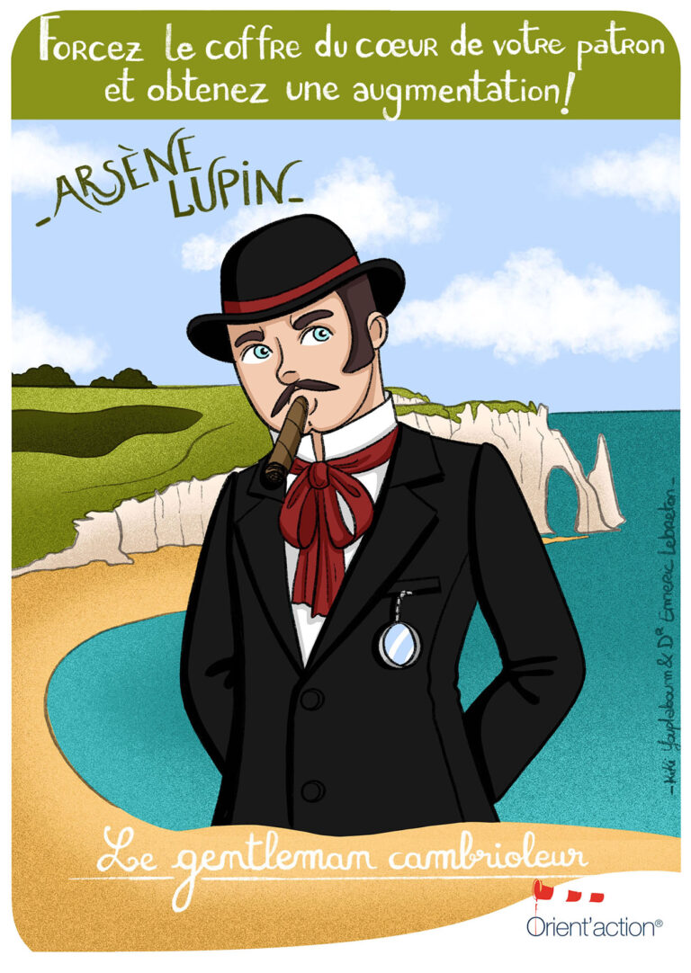 Illustration Arsène Lupin -Orientaction-