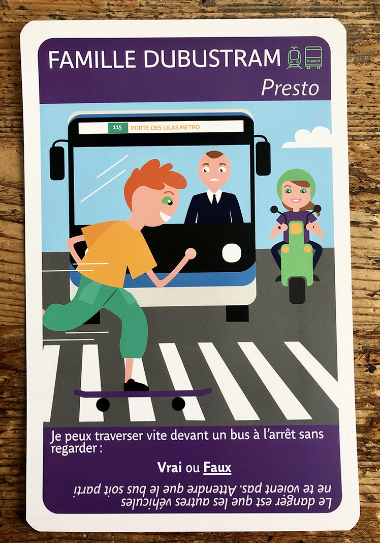 "Presto" pour le jeu sur les transports en commun RATP